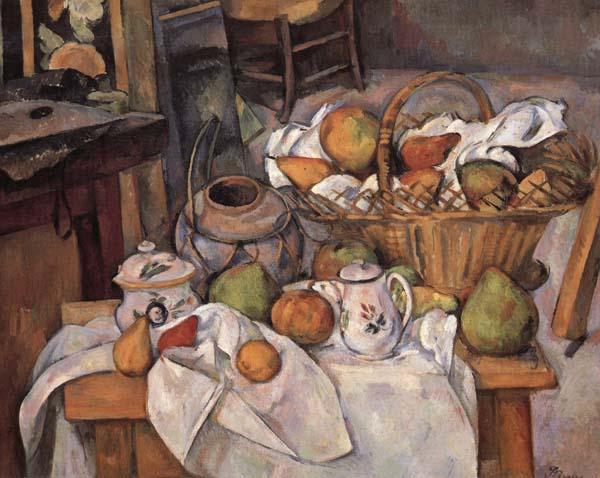 Paul Cezanne Still Life with Ginger Pot Sweden oil painting art